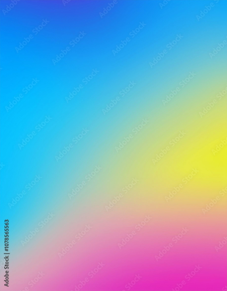 Abstract Gradient Background with Blue, Yellow, Abstract Gradient Background with Blue, Yellow,