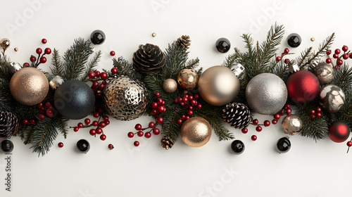 Elegant Christmas Ornaments Arrangement