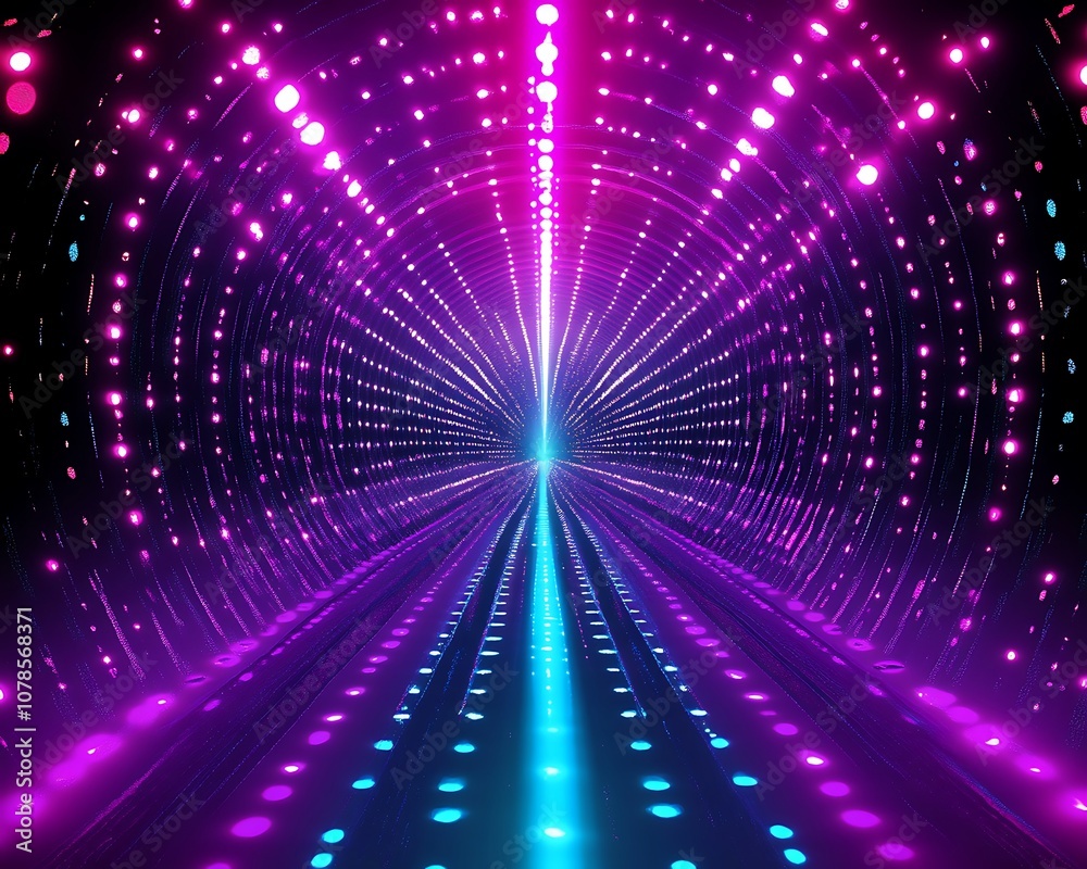 Naklejka premium abstract background with glowing lights