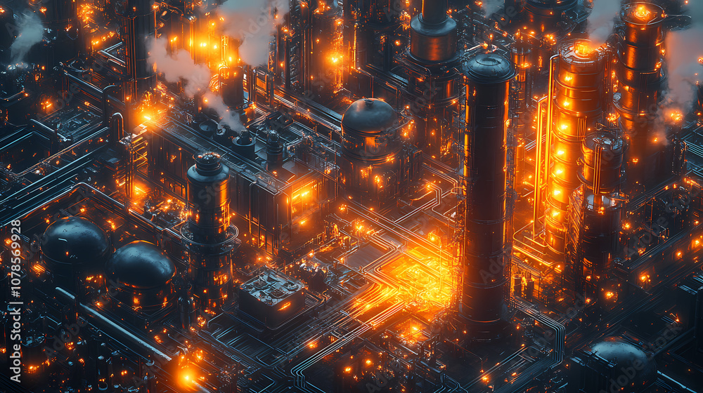 Obraz premium Abstract sci-fi style background image,Modern sci-fi science image