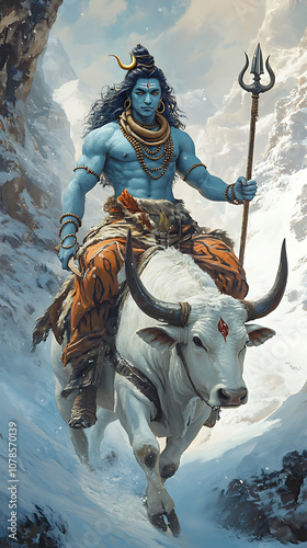 Shiva, phone wallpaper, the god of ceremonies, music, and the warding off of suffering and disease, as well as the warding off of evil.