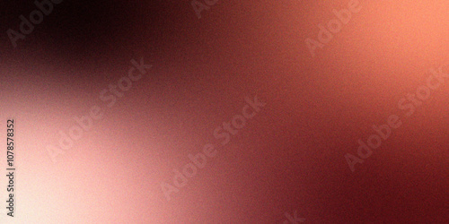 Red color gradient background. Red color grunge light texture background. Grainy retro style backdrop. classic deep Rose gradation pale red paint with minimal stye and space