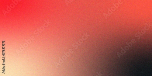 Red color gradient background. Red color grunge light texture background. Grainy retro style backdrop. classic deep Rose gradation pale red paint with minimal stye and space