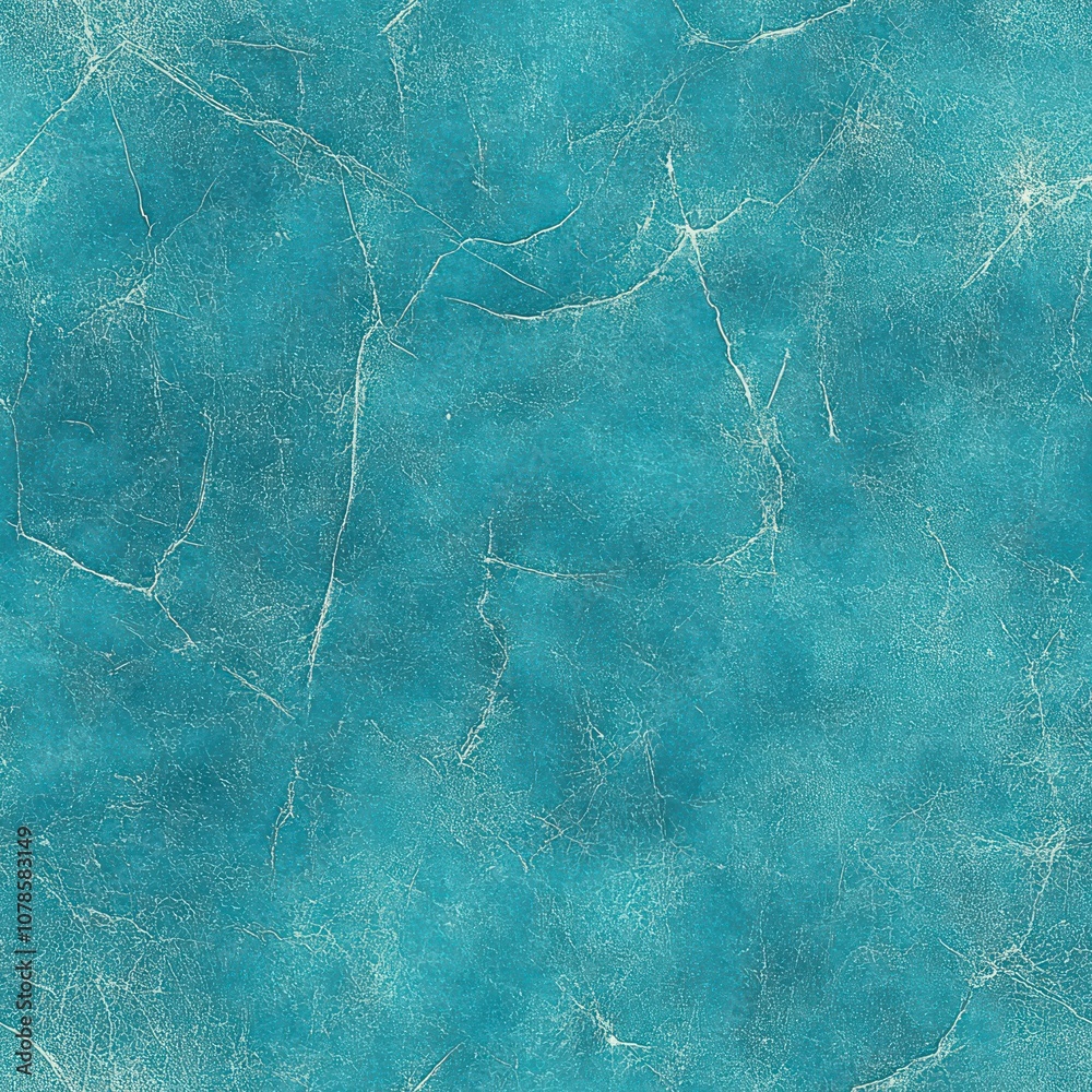 Fototapeta premium Seamless abstract vintage turquoise pattern digital paper