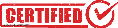 certified stamp. certified rectangular stamp
