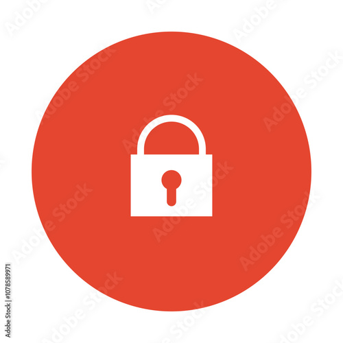Simple illustration of a closed padlock, symbolizing security and privacy.