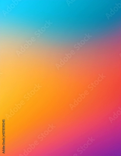 Abstract Blurred Gradient Background in Blue,