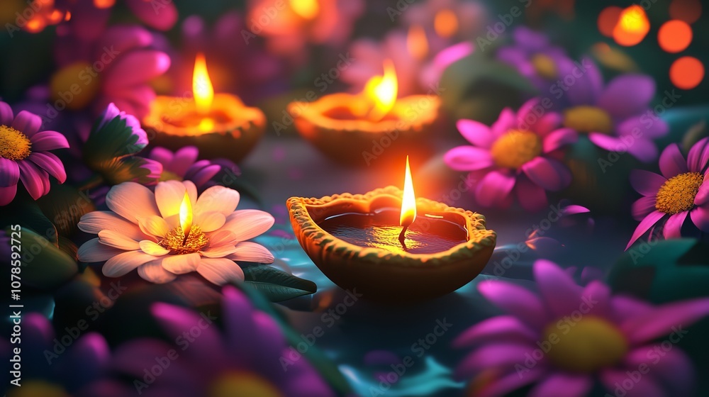 Lotus Candle Floating on Water Lotus Candle Floating on Water