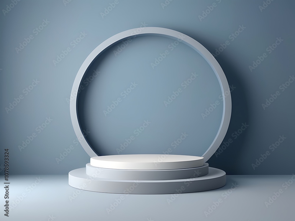 3d rendered abstract gray empty display podium Minimal scene for product display 3d rendered abstract gray empty display podium Minimal scene for product display