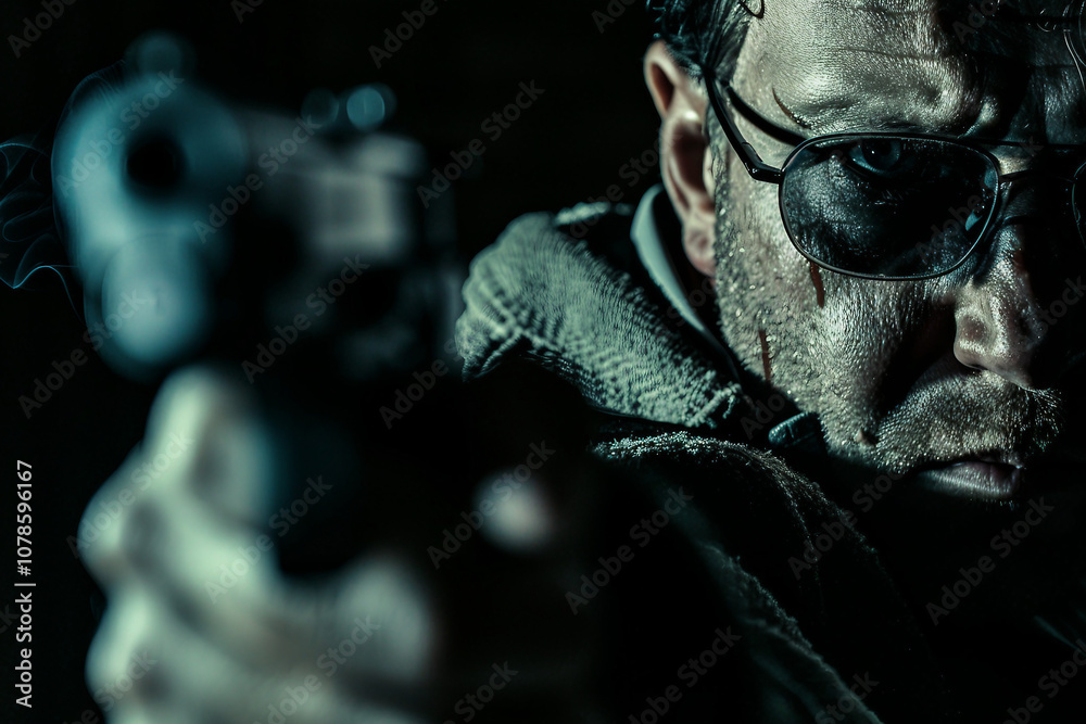 Intense Investigative Team Examining Crime Scene with Neon Lighting city crime mudrer accident, Generative AI Intense Investigative Team Examining Crime Scene with Neon Lighting city crime mudrer accident, Generative AI