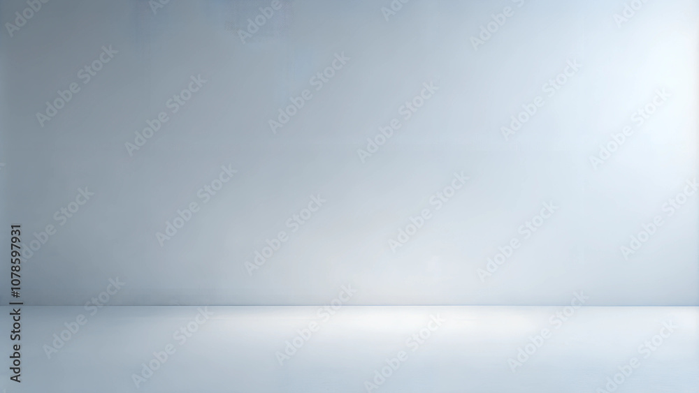 Minimalist white surface with subtle light gradient, cool tones, crisp and fresh look for a sleek and contemporary feel