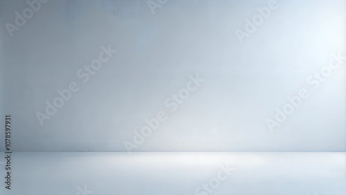 Minimalist white surface with subtle light gradient, cool tones, crisp and fresh look for a sleek and contemporary feel