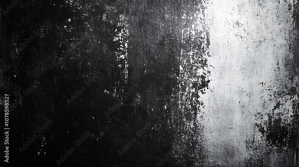 Obraz premium Black and white grunge texture with an abstract design for backgrounds