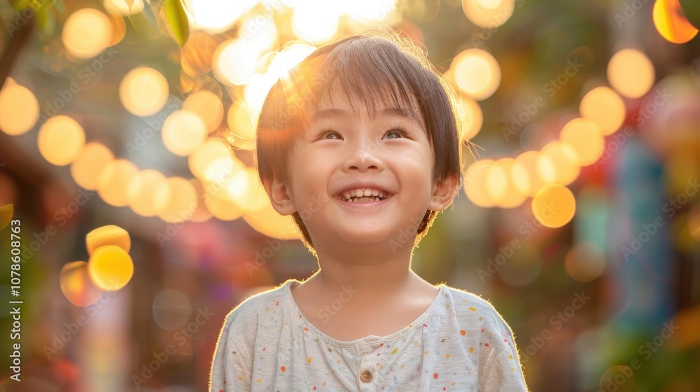 Surrounded by dynamic backgrounds, a curious Asian child's inquisitive expression reveals her insatiable thirst for knowledge and discovery Surrounded by dynamic backgrounds, a curious Asian child's inquisitive expression reveals her insatiable thirst for knowledge and discovery