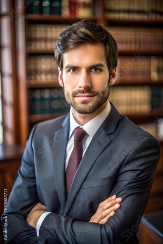 Close-up Of A Lawyer In Office