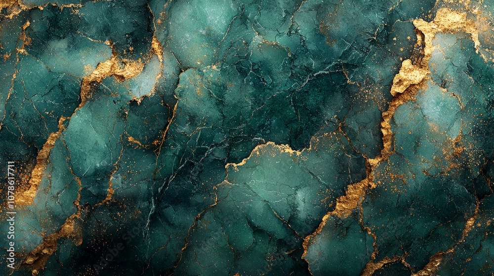 A textured background featuring dark teal and gold veins, ideal for design projects. A textured background featuring dark teal and gold veins, ideal for design projects.