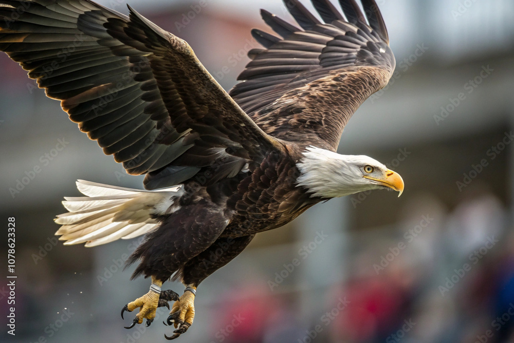 Fototapeta premium eagle in flight