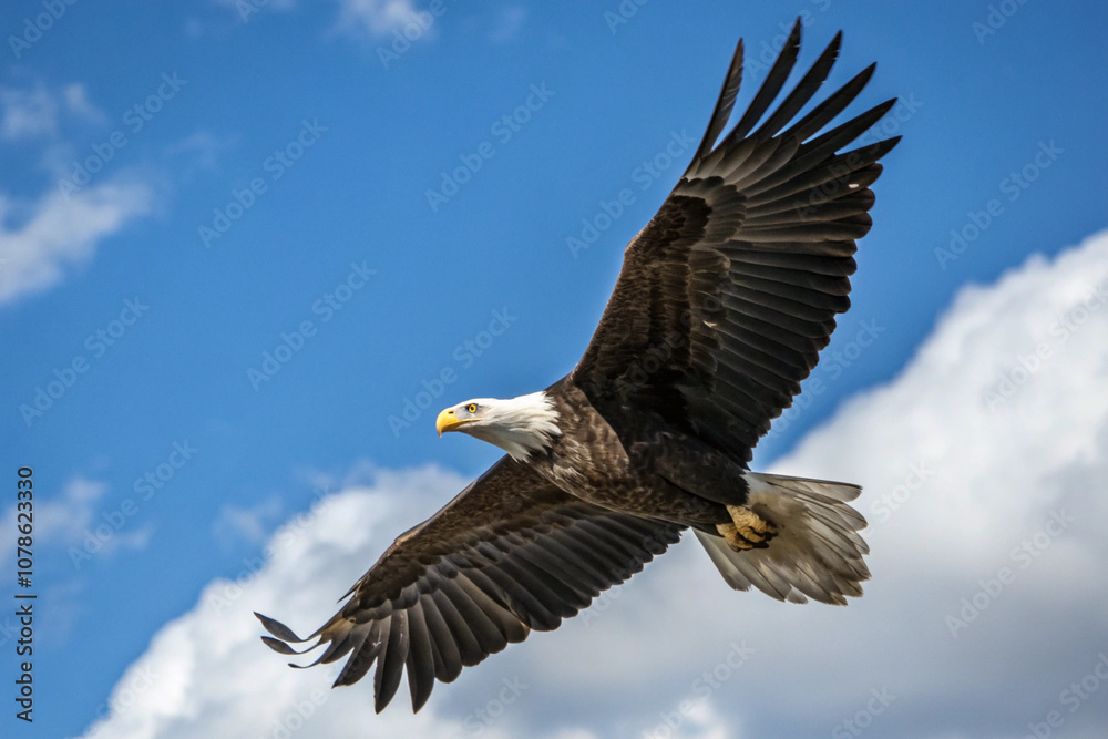 Naklejka premium Flying Eagle