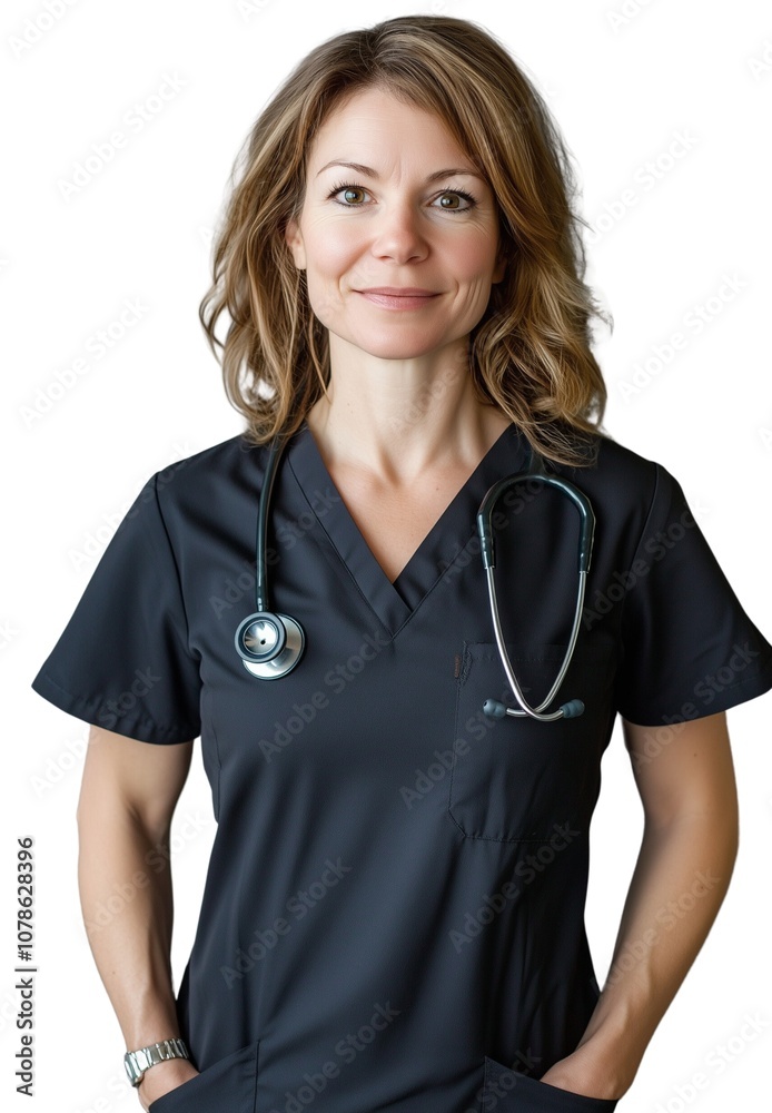 Smiling and friendly medical professional, wearing scrubs, use for marketing of social media and website for representing doctor, Doula, nurse, doctor's assistant, aesthetic doctor Smiling and friendly medical professional, wearing scrubs, use for marketing of social media and website for representing doctor, Doula, nurse, doctor's assistant, aesthetic doctor