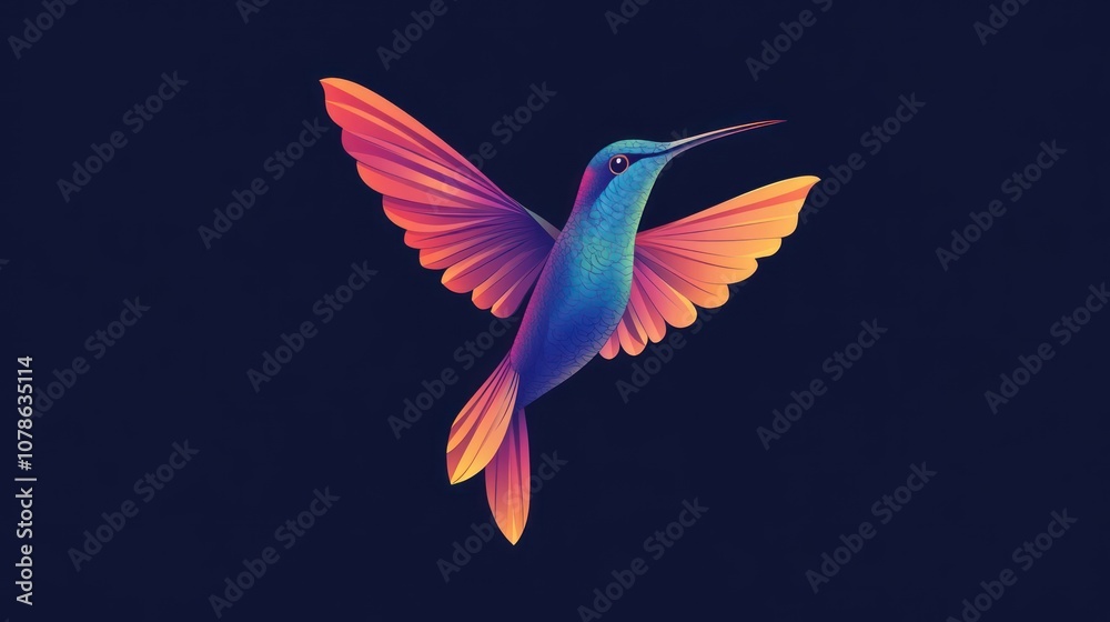 Obraz premium Hummingbird in Flight