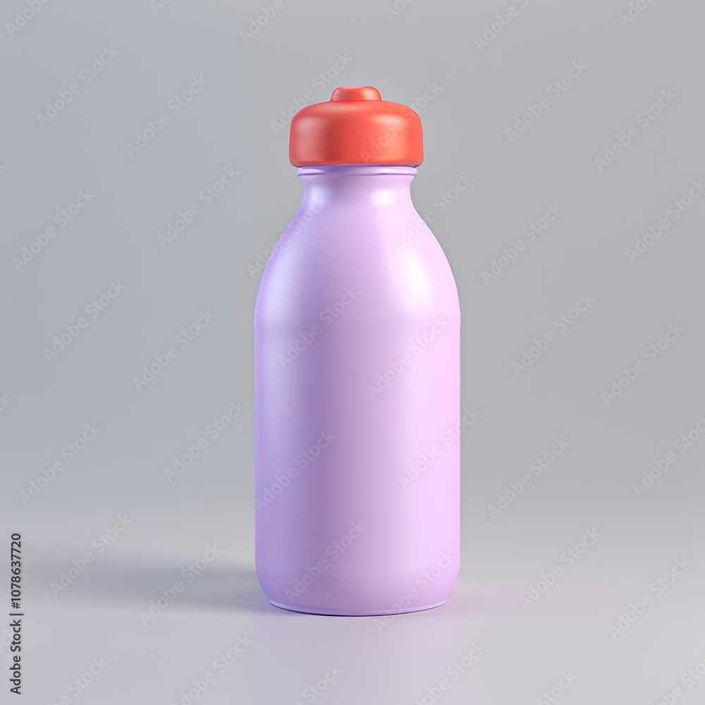 3d rendering of a drinking bottle with a blank label 3d rendering of a drinking bottle with a blank label
