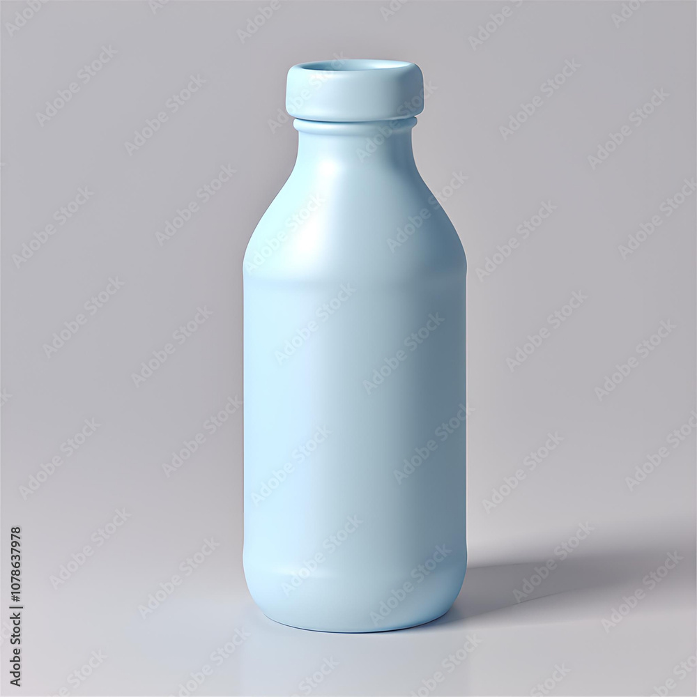 3d rendering of a drinking bottle with a blank label 3d rendering of a drinking bottle with a blank label