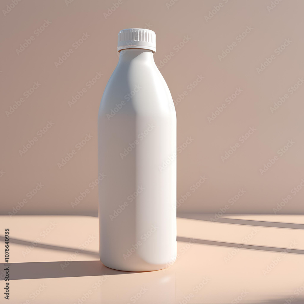 3d rendering of a drinking bottle with a blank label 3d rendering of a drinking bottle with a blank label