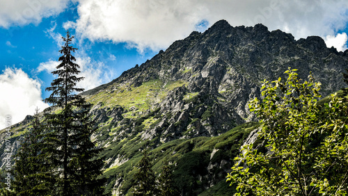 Dolina Pieciu Stawow valley in Polish Tatras photo