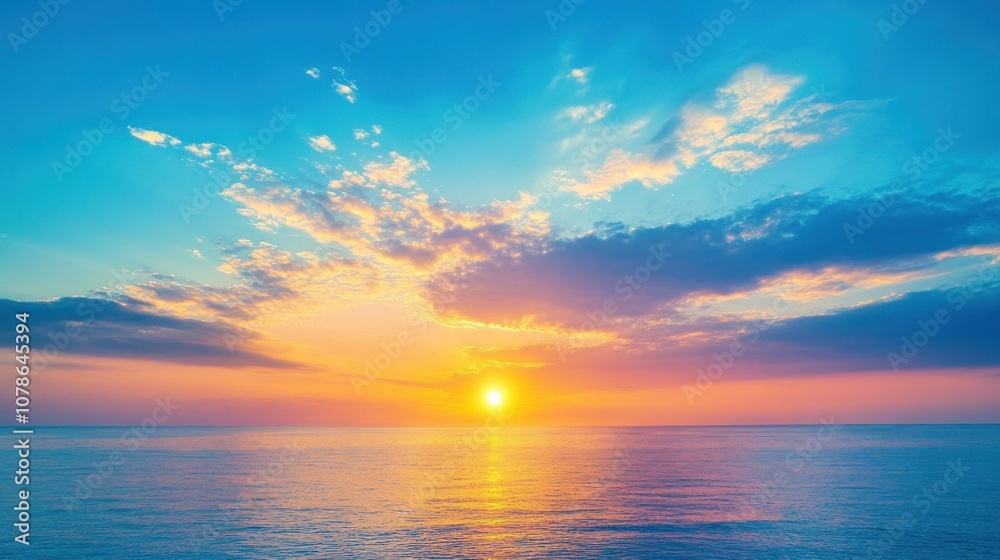 Naklejka premium Golden Hour Seascape