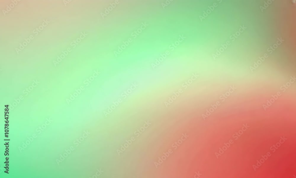 Abstract blurred beautiful glowing pastel green and red gradient background Abstract blurred beautiful glowing pastel green and red gradient background