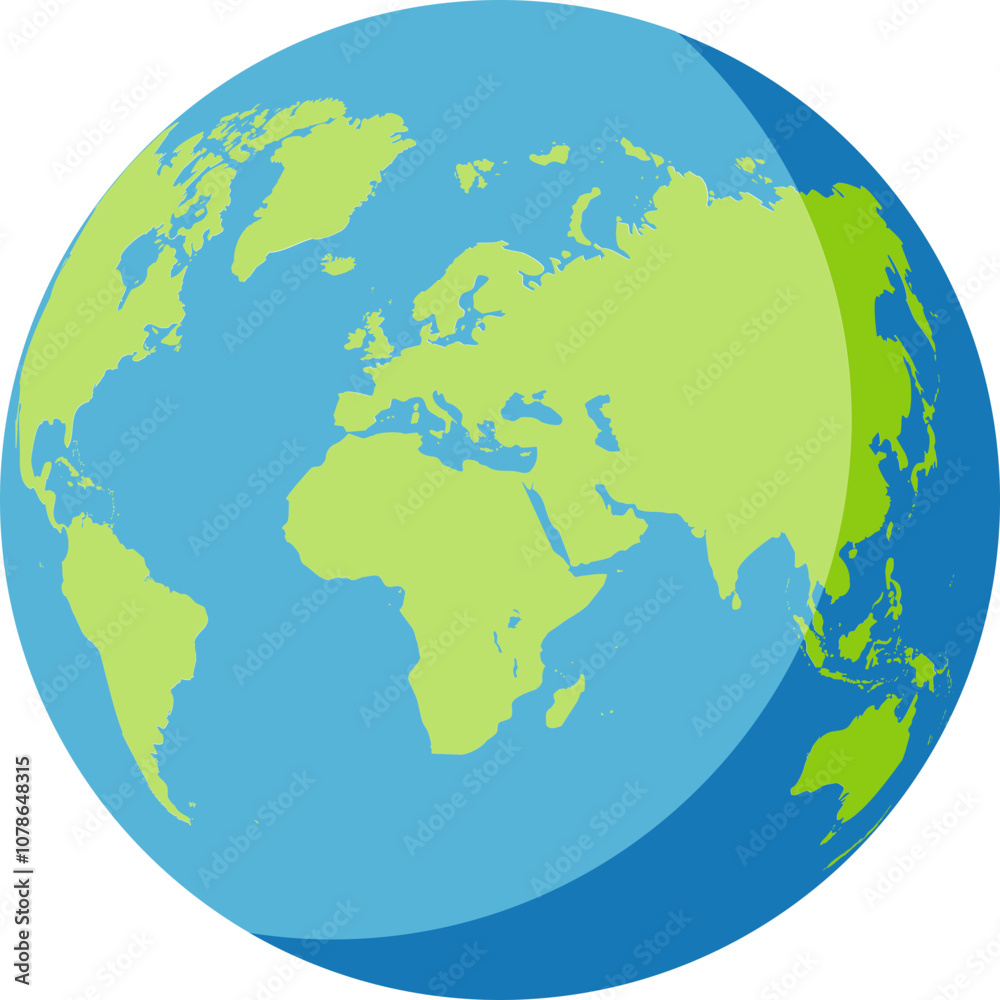 Earth icon vector illustration, planet icon, globe icon, earth planet, planet icon