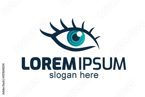 vision eye icon, eye logo
