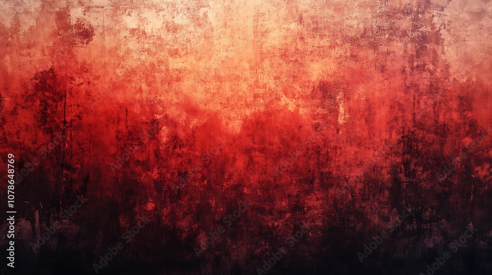 Fototapeta premium Bold red and brown gradient for strong background art