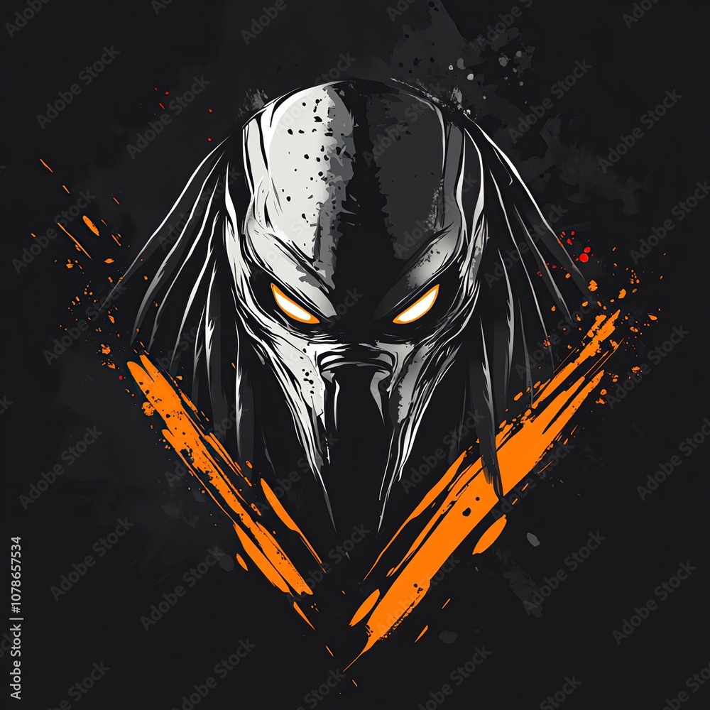 Random predator sticker image with cool style realistic realism bright ...