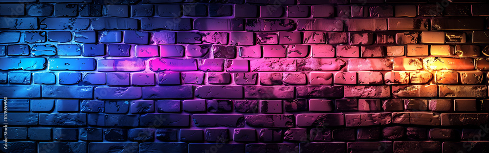 Vibrant Abstract Background with Squares and Colored Brick Lights Vibrant Abstract Background with Squares and Colored Brick Lights