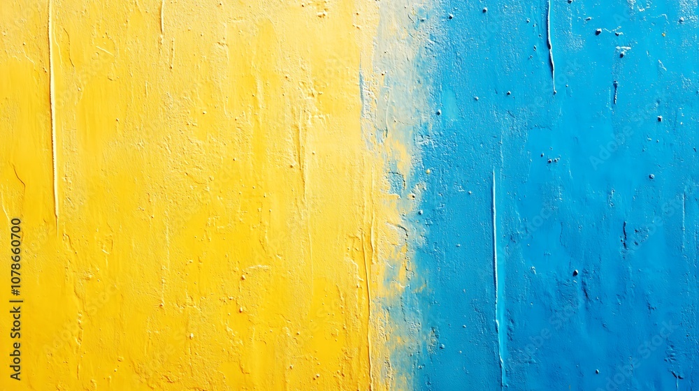 Bright yellow and blue gradient for fresh, lively background use Bright yellow and blue gradient for fresh, lively background use