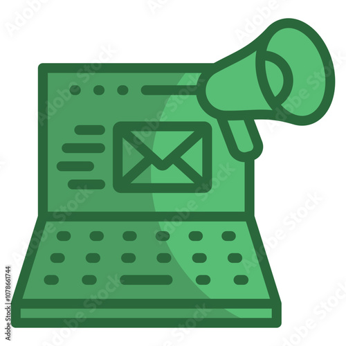 Media Pitching Icon For Design Element