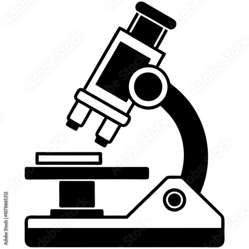 illustration of microscope