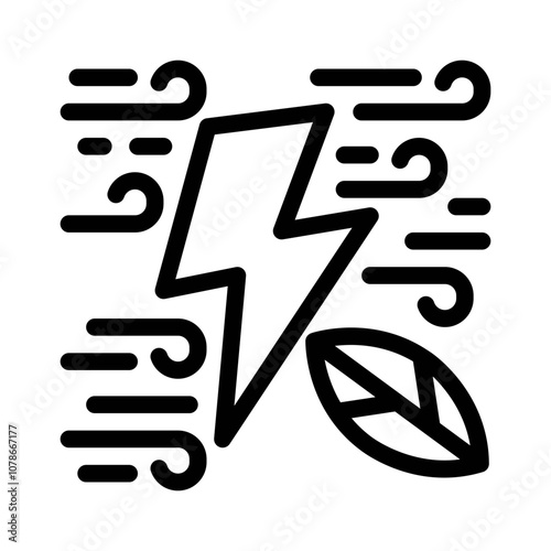 Energy Balance line icon