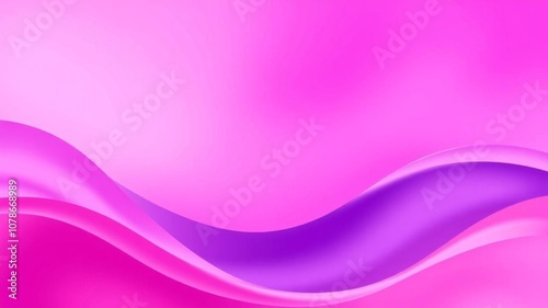 Elegant pink and purple surfaces with abstract 3D waves background, pink, flowing