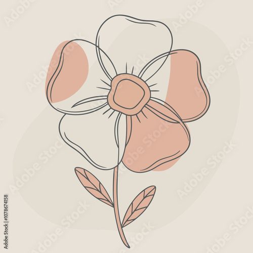 Enchanting Forget-Me-Not Flower Vector Illustration, A Timeless Symbol of Love and Remembrance