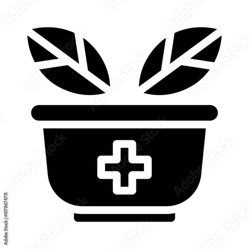 Chinese Herbs glyph icon