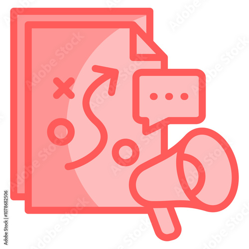 Campaign Strategy Icon For Design Element