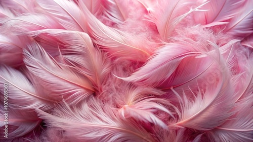 pink feather background