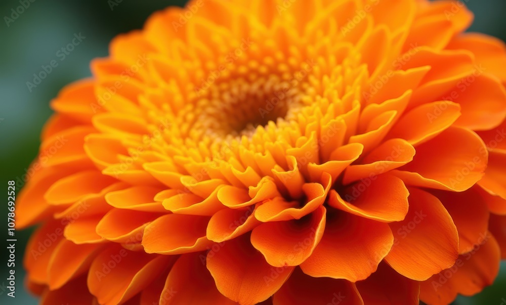 Vibrant orange flower in bloom Vibrant orange flower in bloom