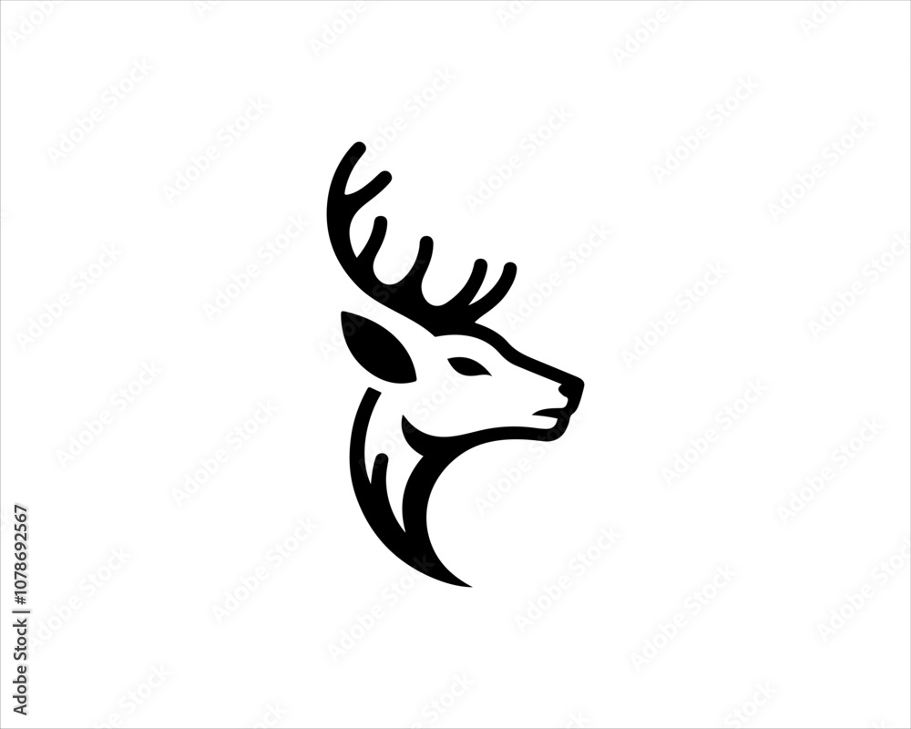 deer head vector deer head vector