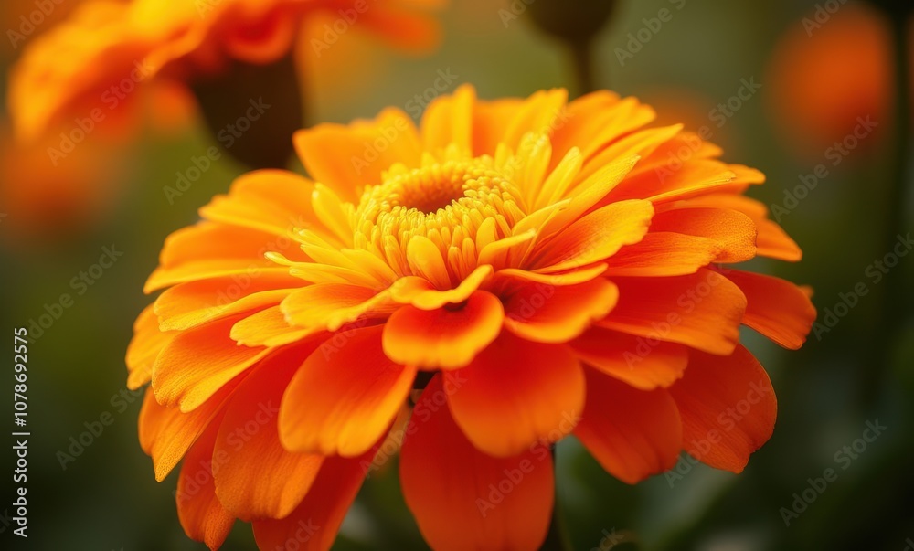 Close-up of vibrant orange flower Close-up of vibrant orange flower
