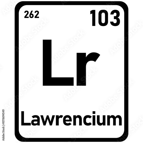 lawrencium periodic element