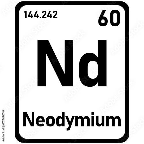 neodymium periodic element