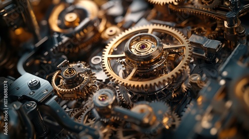 Intricate Gear Mechanism